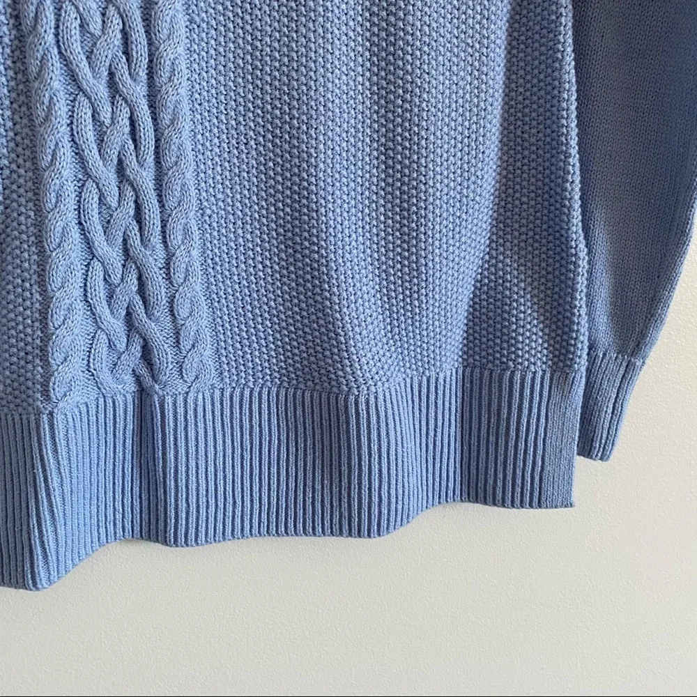 Karen Scott Cable Front Sweater